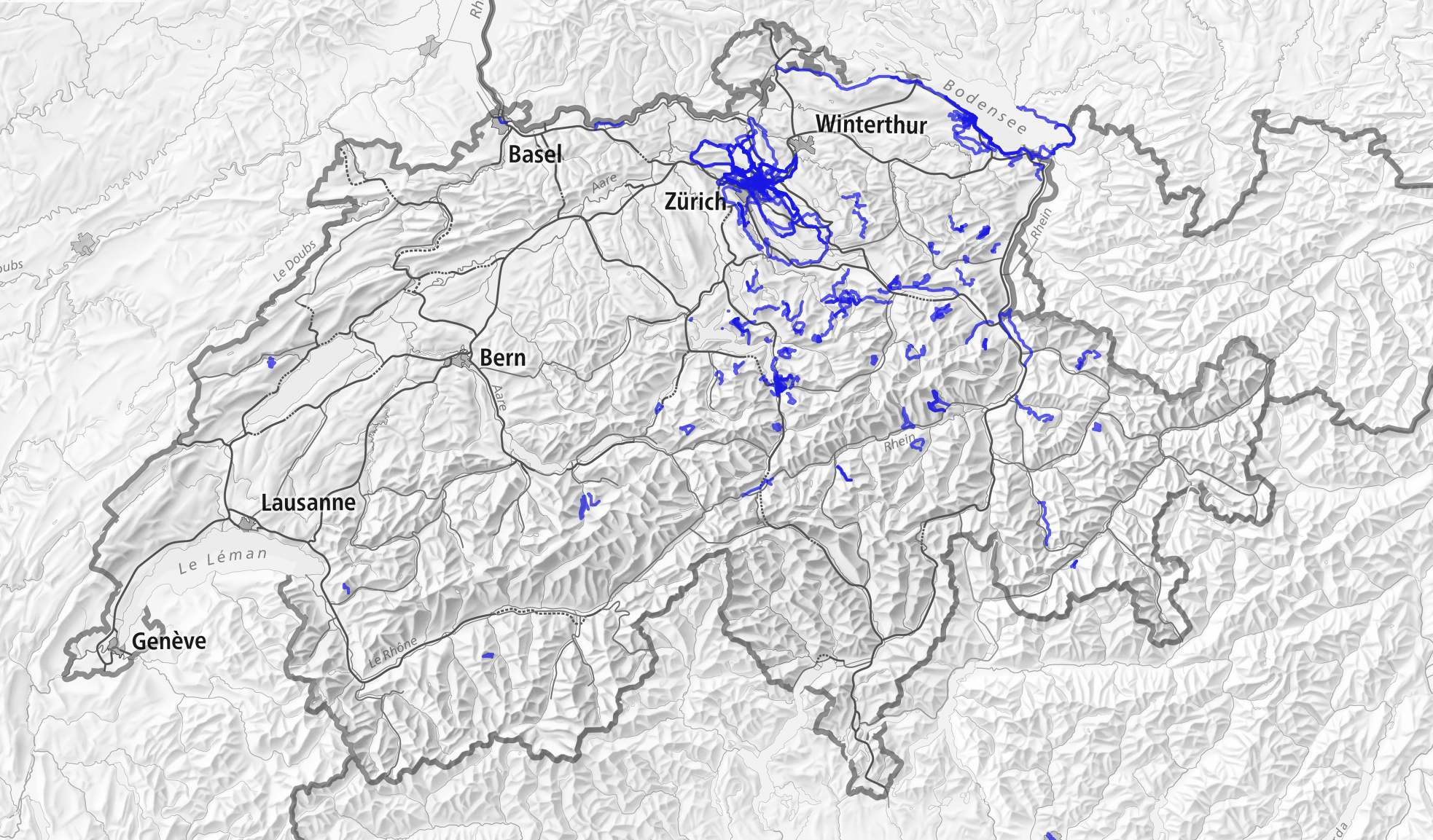 My recorded strava activity in Switzerland